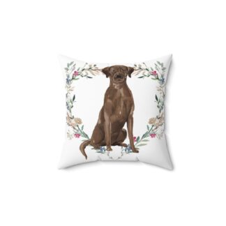 Brown Labrador Retriever Pillow