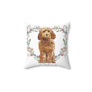 Golden Honey Cockapoo Pillow