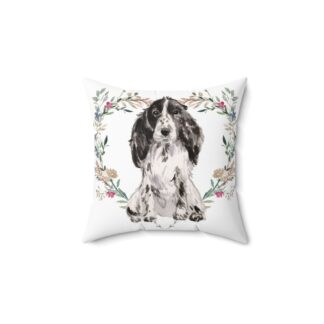 Black Cocker Spaniel Pillow